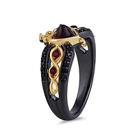 Enchanted Disney Fine Jewelry Womens Cocktail Ring