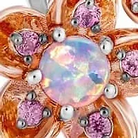 Lab Created Enchanted Disney Fine Jewelry Womens Cocktail Ring