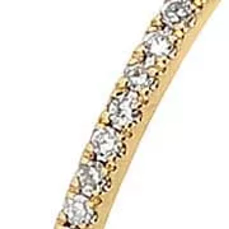 Diamond Micropavé Eternity Band 14K