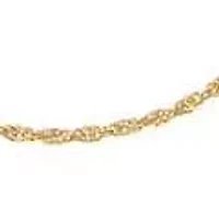 Twisted Rope Chain Necklace 14K
