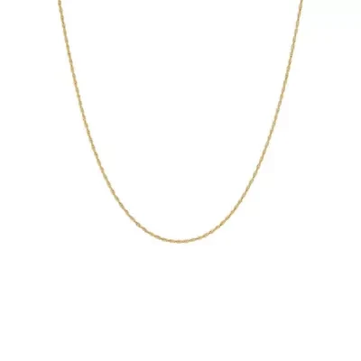 Twisted Rope Chain Necklace 14K