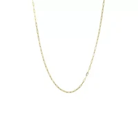 Small Paperclip Necklace 14K