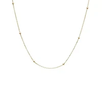 Solid Ball Chain Necklace 14K
