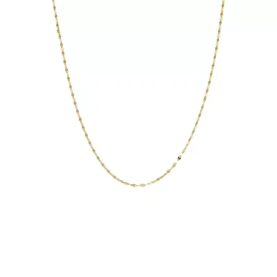Dainty Mariner Chain Necklace 14K