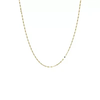 Dainty Mariner Chain Necklace 14K
