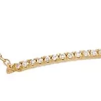 Diamond Pave Bar Bracelet 14K
