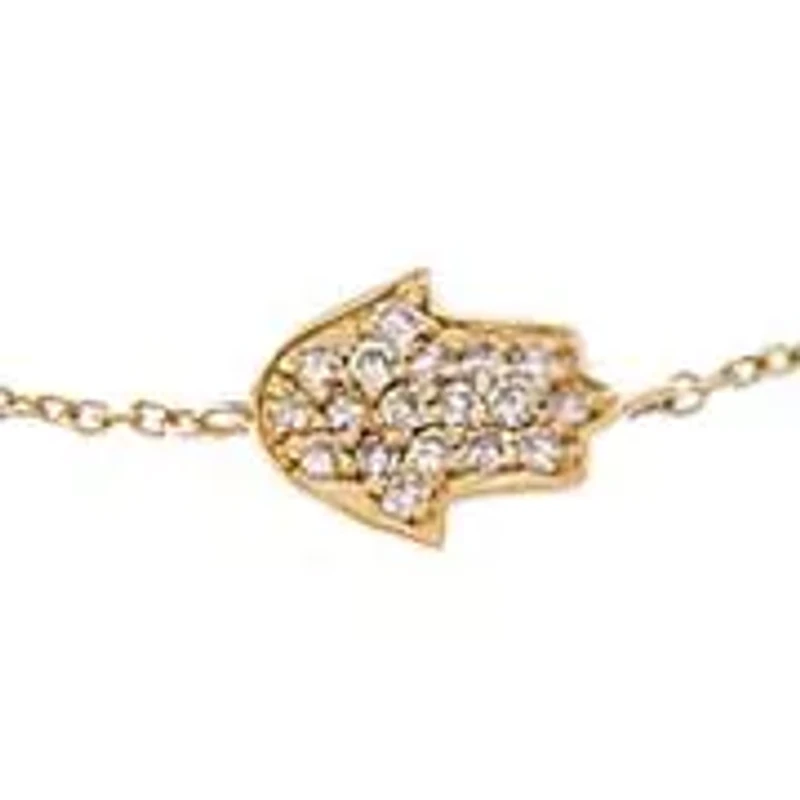 Diamond Pave Mixed Shape Motif Bracelet 14K