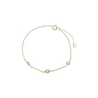 Lab Created Lab Grown Diamond Multi Bezel Bracelet 14K