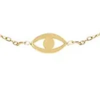 Mini Evil Eye Bracelet 14K