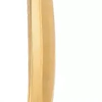 Elongated Oval Huggie Hoop 14K