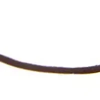 Brown Leather Rope Chain Choker Necklace 14K