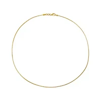 Round Omega Chain Necklace 14K