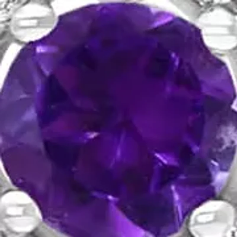 14K Gold Gemstone with Diamond Halo Pendant