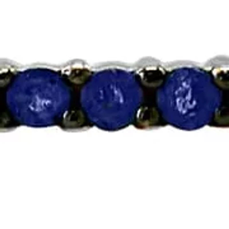 14K White Gold Sapphire Bracelet