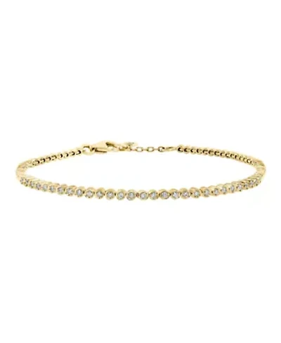 14K Yellow Gold Diamond Bracelet