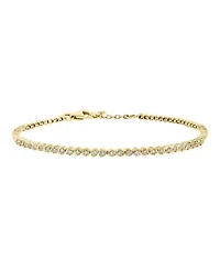 14K Yellow Gold Diamond Bracelet
