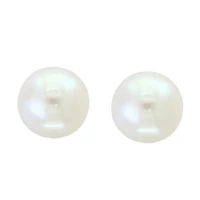 14K Gold 7-7.5MM Fresh Water Pearl Stud Earring