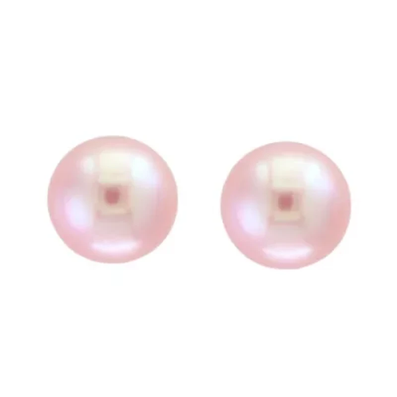 14K Gold 7-7.5MM Fresh Water Pearl Stud Earring