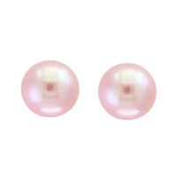 14K Gold 7-7.5MM Fresh Water Pearl Stud Earring