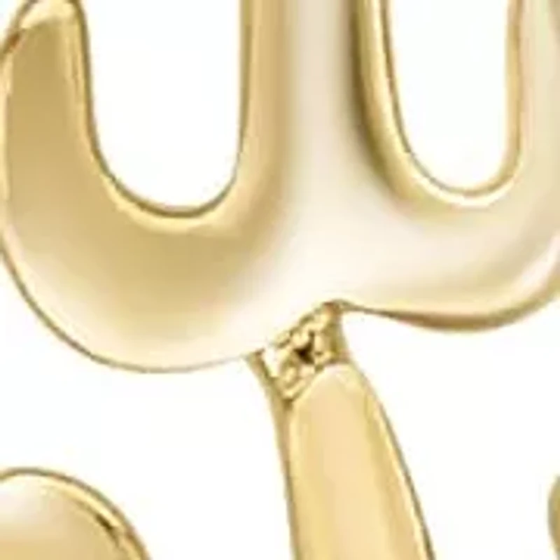 14K Yellow And White Gold Diamond Allah Pendant With Chain