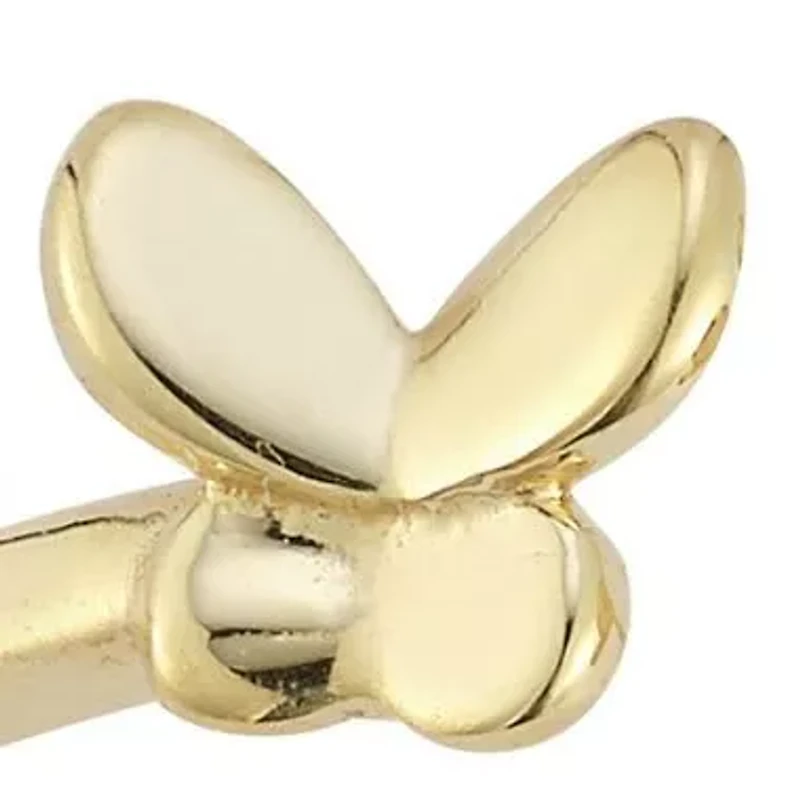 14K Gold Multi Butterfly Cuff Ring