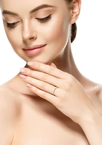 14K Gold Bamboo Band Ring