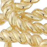 14K Gold Double Twist Love Knot Stacked Ring