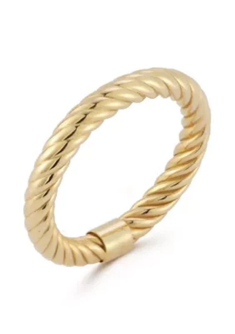 14K Gold Twist Band Ring