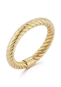 14K Gold Twist Band Ring