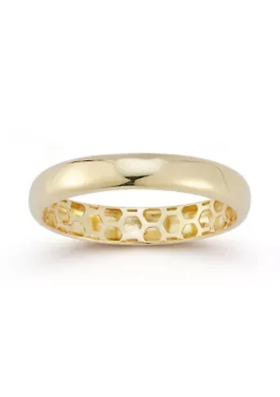 14K Gold Polished Band Ring