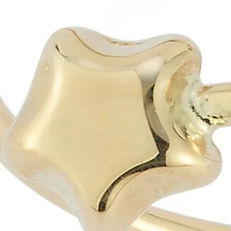 14K Gold Celestial Bypass Ring