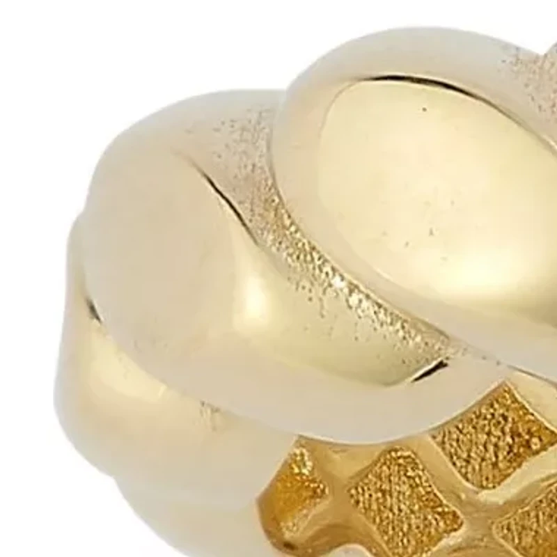 14K Gold Twist Band Ring