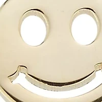 14K Gold Smiley Face Ring