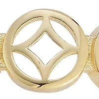 14K Gold Open Work Band Ring
