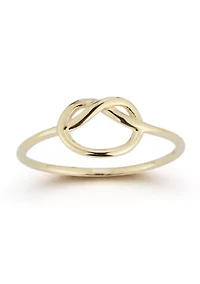 14K Gold Pretzel Cocktail Ring