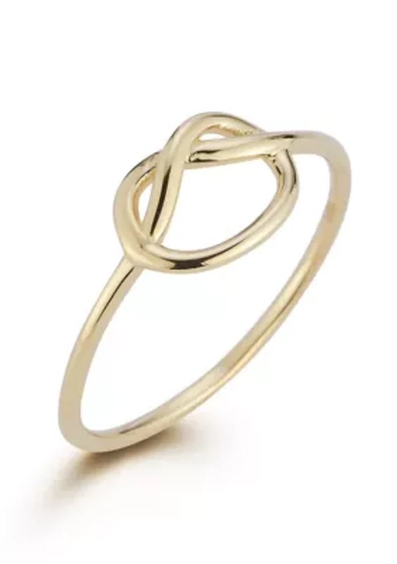 14K Gold Pretzel Cocktail Ring