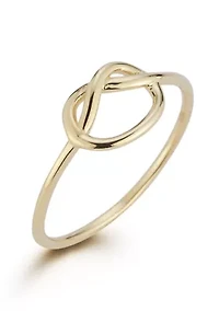 14K Gold Pretzel Cocktail Ring