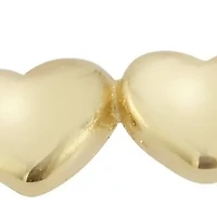 14K Gold Heart Band Ring