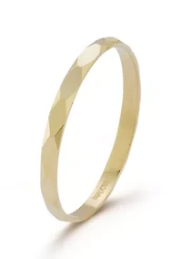 14K Gold Textured Band Ring
