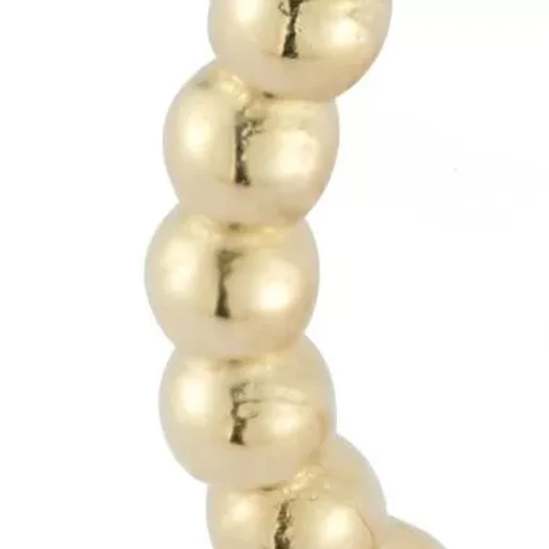 14K Gold Wavy Bubble Band Ring