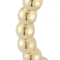 14K Gold Wavy Bubble Band Ring