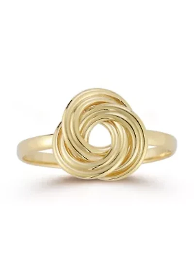 14K Gold Love Knot Ring