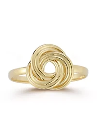 14K Gold Love Knot Ring
