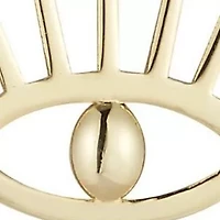 14K Gold Evil Eye Pendant Necklace