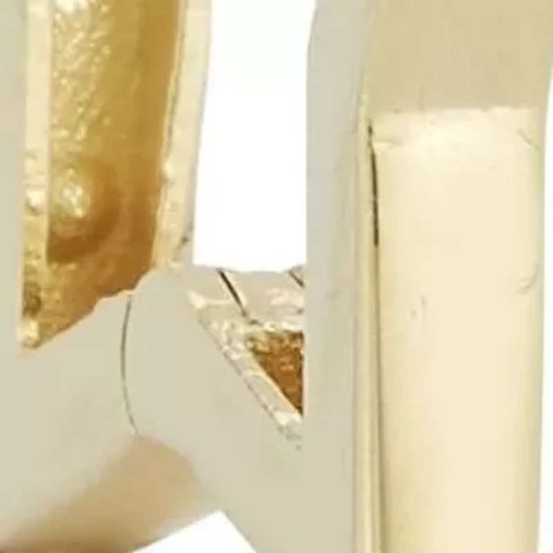 14K Gold Star Huggie Hoop Earrings