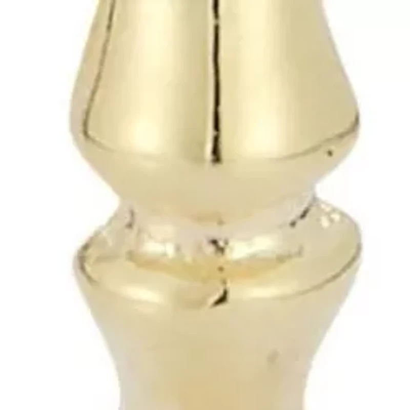 14K Gold Bamboo Huggie Hoop Earrings