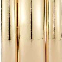 14K Gold Small Triple C Oval Hoop Earrings