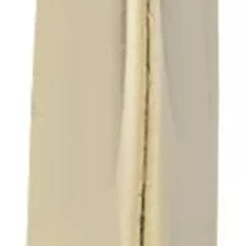 14K Gold Thin Knife Edge Oval Hoop Earrings