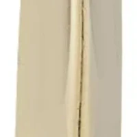 14K Gold Thin Knife Edge Oval Hoop Earrings