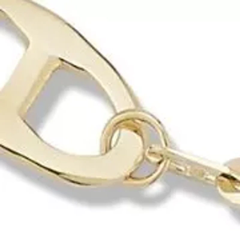 14K Gold Mariner Link Bracelet